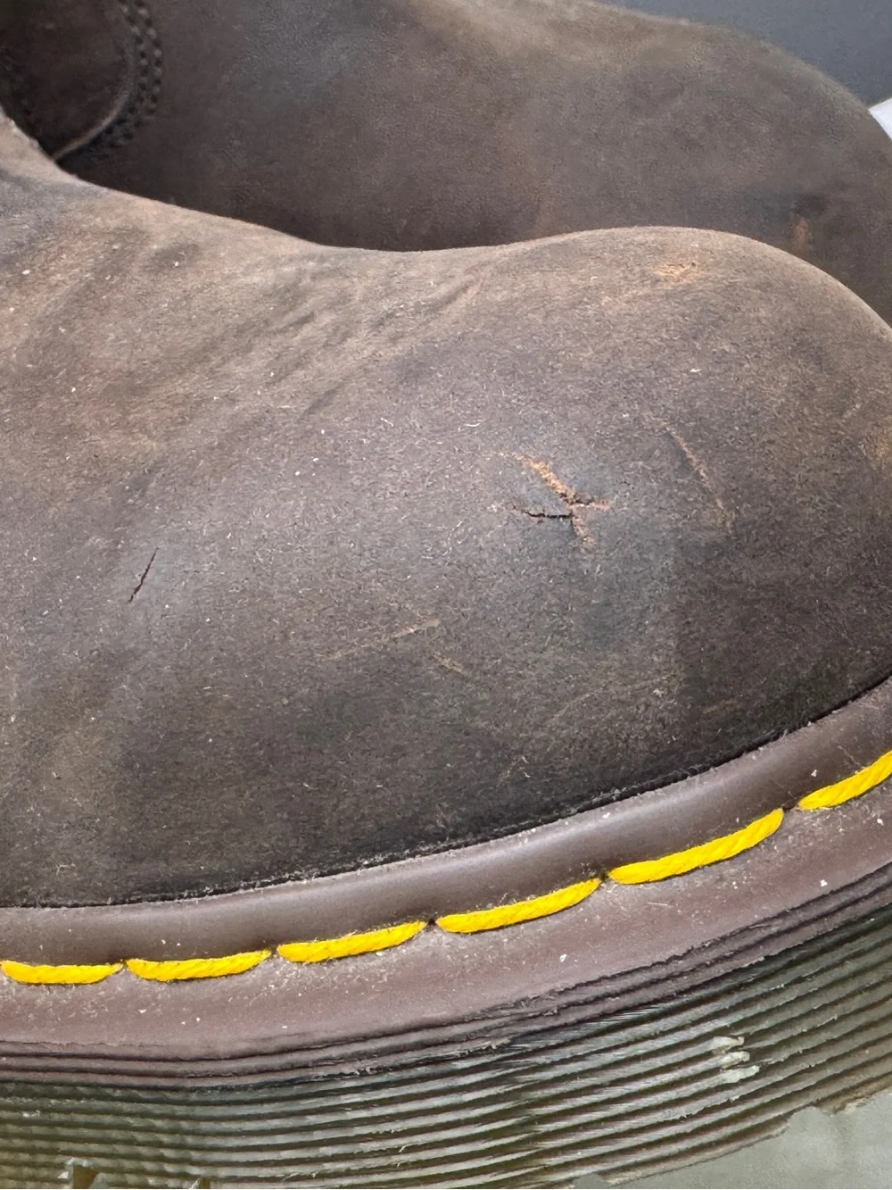Dr. Martens industrial boots steel toe